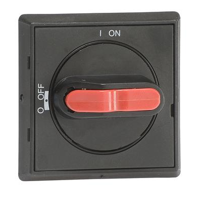 MANIJA SELECTOR NEGRO/ROJO, TAM. 3, FIJACION CON TORNILLOS PARA OT16-125FT