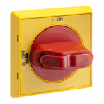MANIJA SELECTOR AMARILLO/ROJO, TAM. 3, FIJACION CON TORNILLOS PARA OT16-125FT