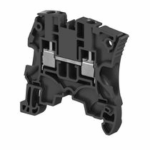 CLEMA PARA CABLE CALIBRE 12 AWG, 4 mm2, PASO 5 mm, NEGRO, MAX 32 A