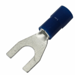 TERMINALES DE HORQUILLAS, CALIBRE 14 AWG (100 PZAS) - AZUL 2.5/M4