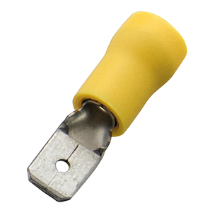 LENGUETAS MACHO, CALIBRE 10 AWG (100 PZAS)