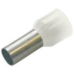 PUNTERIAS DIN AISLADAS CALIBRE, CALIBRE 20 AWG (100 PZAS) - BLANCO 0.5/8
