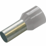 PUNTERAS DIN AISLADAS, CALIBRE 18 AWG (500 PZAS) - GRIS 0.75/8