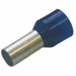 PUNTERAS DIN AISLADAS, CALIBRE 14 AWG (100 PZAS) - AZUL 2.5/8