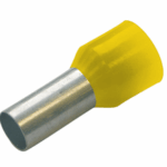 PUNTERAS DIN AISLADAS, CALIBRE 10 AWG (100 PZAS) - AMARILLA 6/12