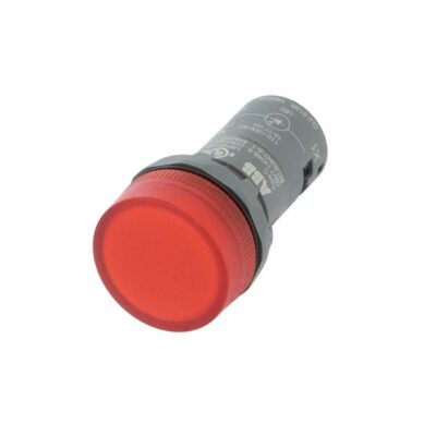 LUZ PILOTO CON LED INTEGRADO, 24 VCA/VCD, ROJO