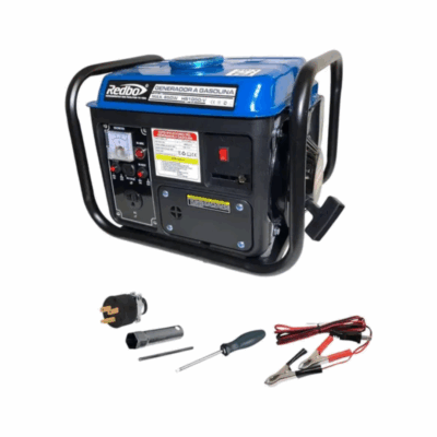 GENERADOR A GASOLINA REDBO DE 800 WATTS DE 2 HP 120 V/60Hz 6.8 AMPS (MOTOR DE 2 TIEMPOS ENC. MANUAL