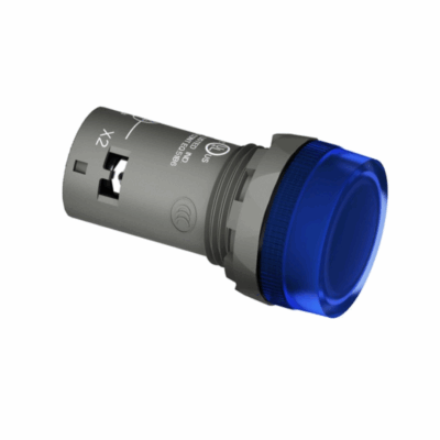 LUZ PILOTO CON LED INTEGRADO 12 VCD, AZUL