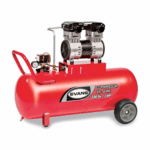 COMPRESOR EVANS C/MOTOR LIBRE DE ACEITE PAINTAIR DE 2 HP 108 LITROS (ESPECIAL P/PINTORES Y CARP.)