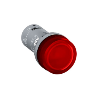 LUZ PILOTO CON LED INTEGRADO 110-130 VCA - ROJO