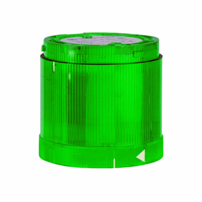 MODULO LUMINOSO TIPO BULBO PERMANENTE, 12-240 VCA/VCD, VERDE