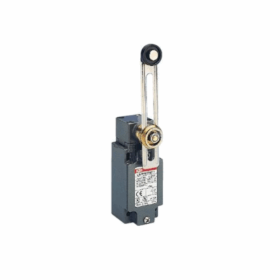 LIMIT SWITCH PLASTICO CON PALANCA METALICA Y RONDANA PLASTICA AJUSTABLE