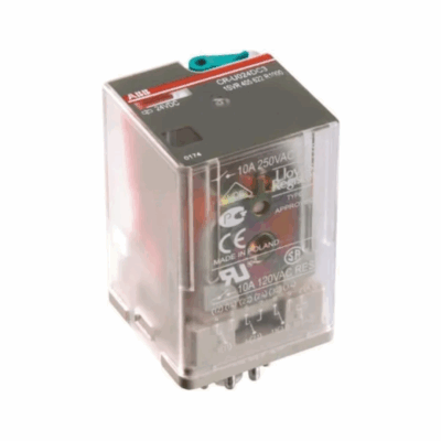 RELEVADOR UNIVERSAL 2 CONTACTOS 10 AMP. BOBINA 110 VCA, 8 PINES