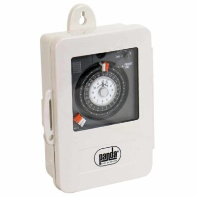 RELOJ PANDA DE VOLTAJE DUAL 110 O 230 V MONOFASICO CON GABINETE