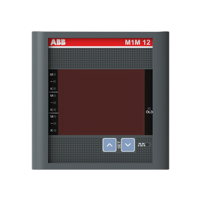 MEDIDOR BASICO DE VOLTAJE, AMPERAJE Y WATTS MARCA ABB, 96x96x58 MM
