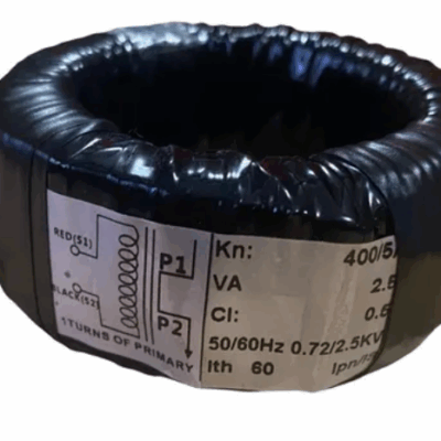 TRANS DE CORRIENTE 50:5 A, 600 VCA, USO INTERIOR, DIAMETRO 25mm - RICHTING 50