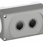 CAJA BOTONERA PLASTICA IP66, 2 HUECO, GRIS