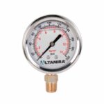 MANÓMETRO DE GLICERINA, 0-200 PSI, 0-14 KG/CM2