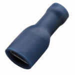 TERMINALES ENCHUFABLES HEMBRAS AISLADAS, CALIBRE 14 AWG (100 PZAS)