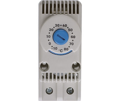 TERMOSTATO AJUSTABLE AJUSTE -10 HASTA 80 GRADOS, IP20, CONTACTO 1 N.A.