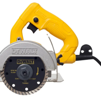 Cortadora De Loseta 4-3/8" 1270W 13500Rpm Corte 45° Con Kit Para Cortes Humedos Y Llave DeWALT