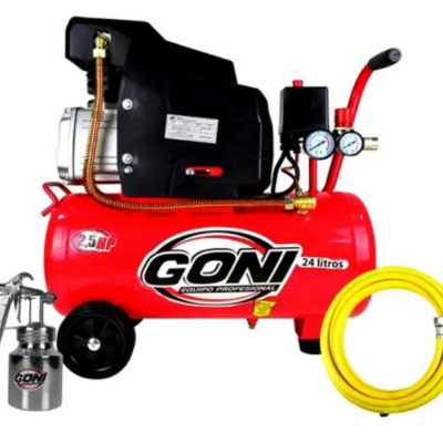 Compresor Moto Lubricado 120 Volt 3450 Rpm 2.0 Hp 24 Lt. Horizontal