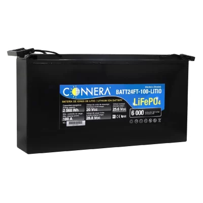 BATERÍA DE LITIO LIFEPO₄ BATT24FT-100-LITIO