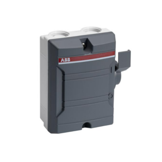 BW340TPN - SECCIONADOR EN GABINETE 3P, 40 AMP. (138x168x68 mm), IP65, GRIS