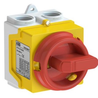 ONE20M3G - SECCIONADOR COMPACTO 3P, 20 AMP. (92x65x84 mm), GRIS, IP67